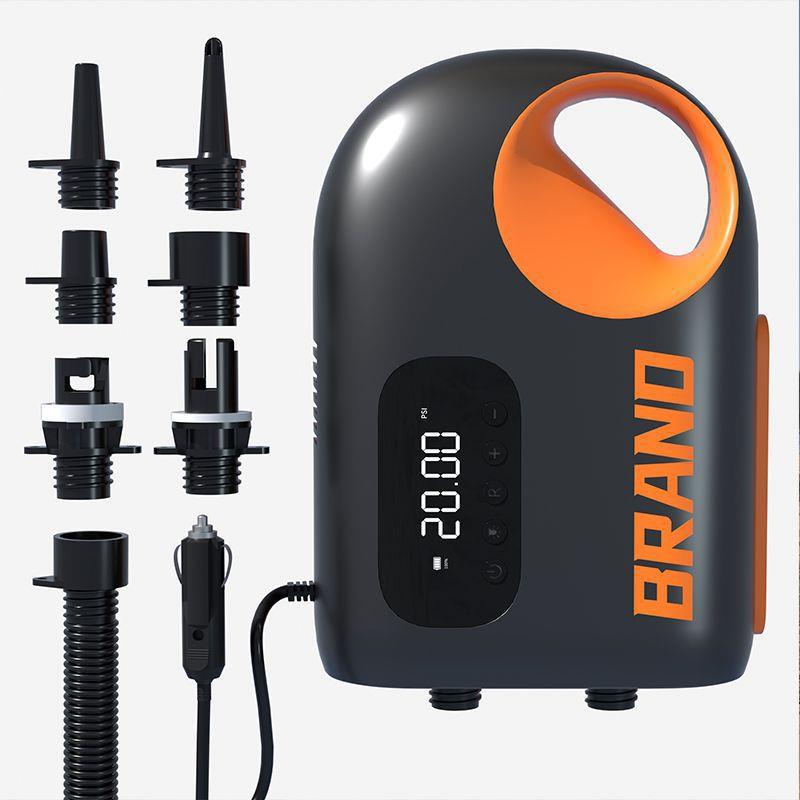 Outdoor Power Wire - ปั๊มลมไฟฟ้าแบบมีสาย 20Psi DC ความเร็วสูง สำหรับพายเรือคายัค เรือ