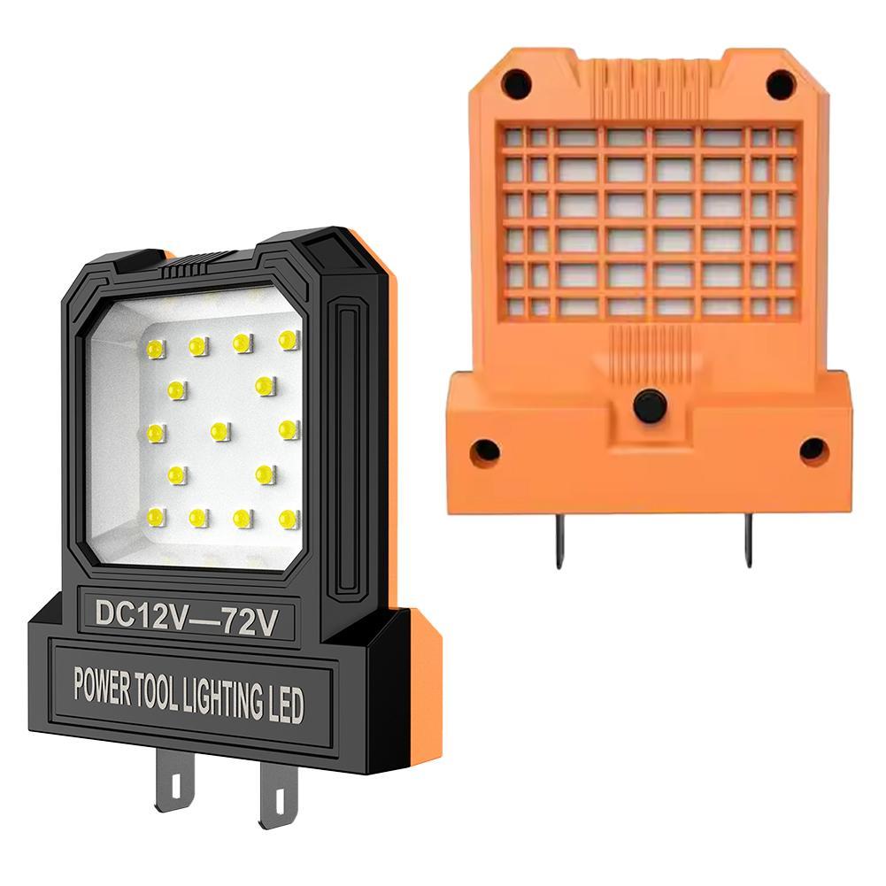 Outdoor Power Repair - ไฟฉาย LED สำหรับซ่อมรถยนต์ 12V-85V ใช้กับแบตเตอรี่ลิเธียม สำหรับงานกลางแจ้ง