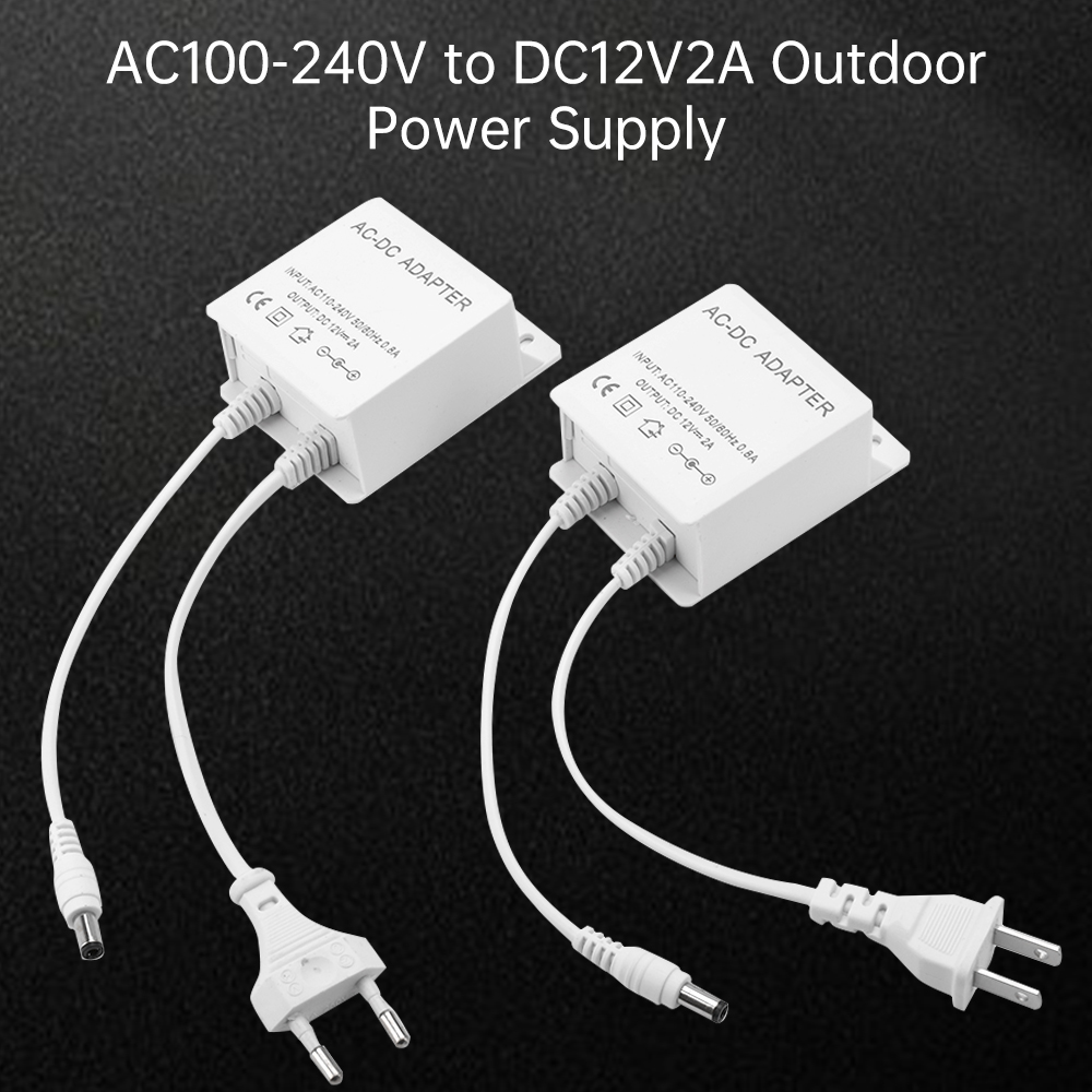 DC12V 2A EU ปลั๊กอะแดปเตอร์ควา - Outdoor Power Wire บทวิจารณ์และราคา
