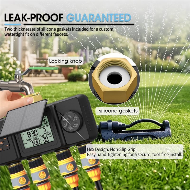 ABBO-BSP3/4 ตัวตั้งเวลาการรดน้ - Power Zone Outdoor Timer บทวิจารณ์และราคา