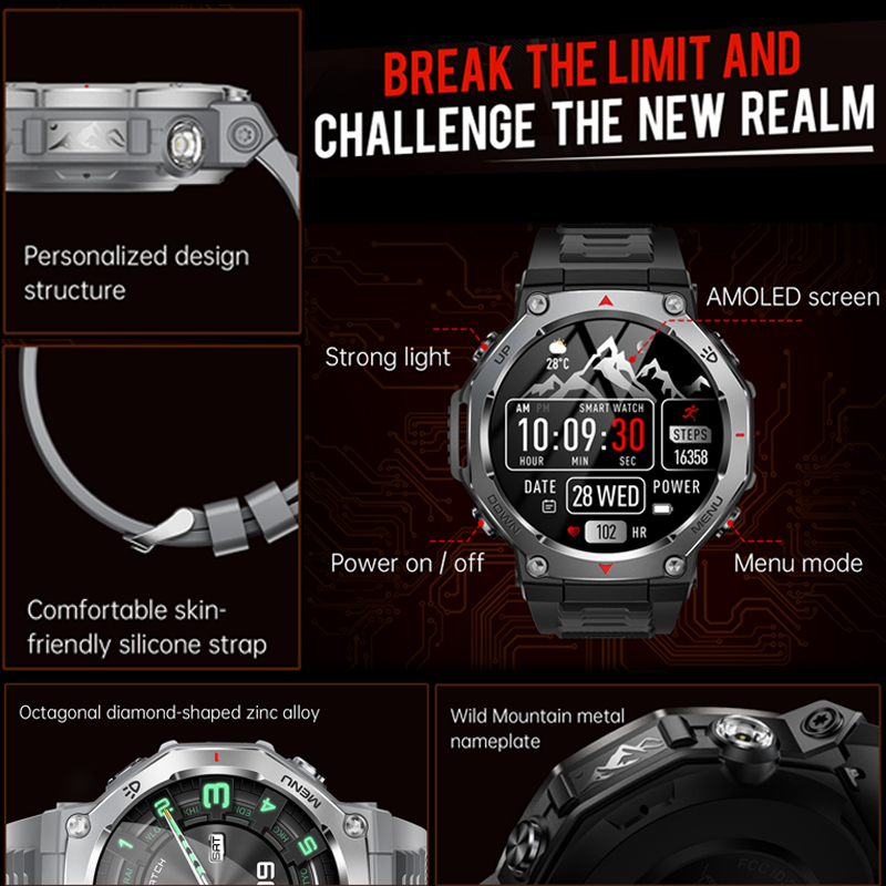 นาฬิกาสมาร์ทวอทช์ T-Rex 3 Ultr - Outdoor Power Lead บทวิจารณ์และราคา