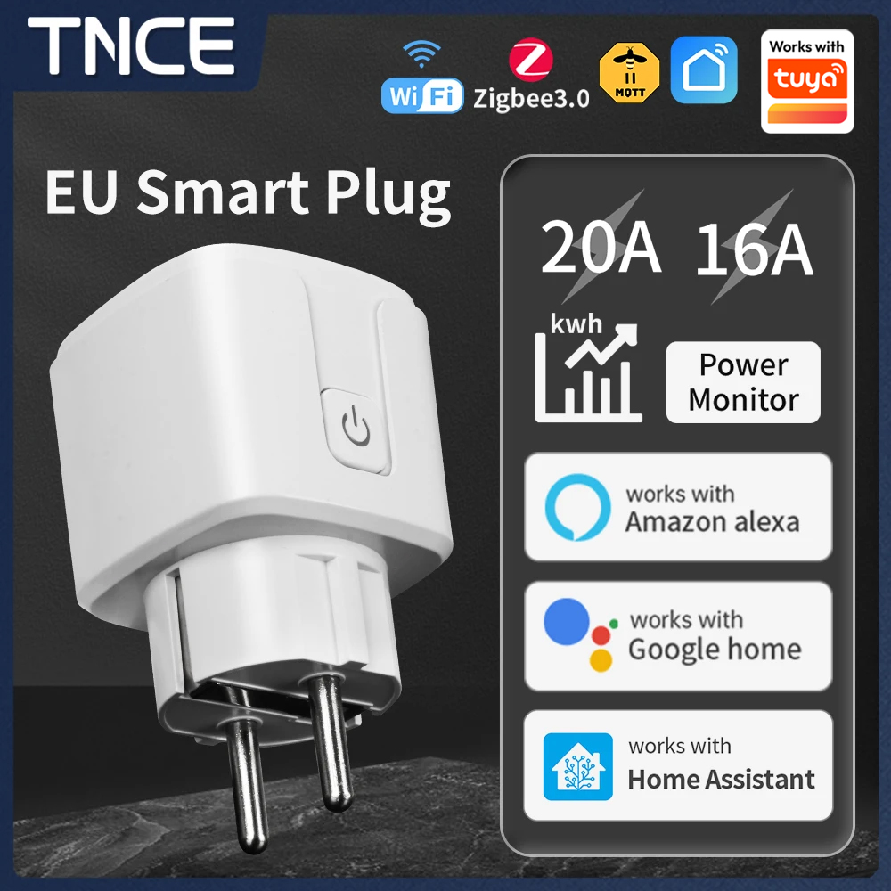 Tuya WIFI สมาร์ทซ็อกเก็ต EU 16 - Outdoor Power Outlet Wifi บทวิจารณ์และราคา