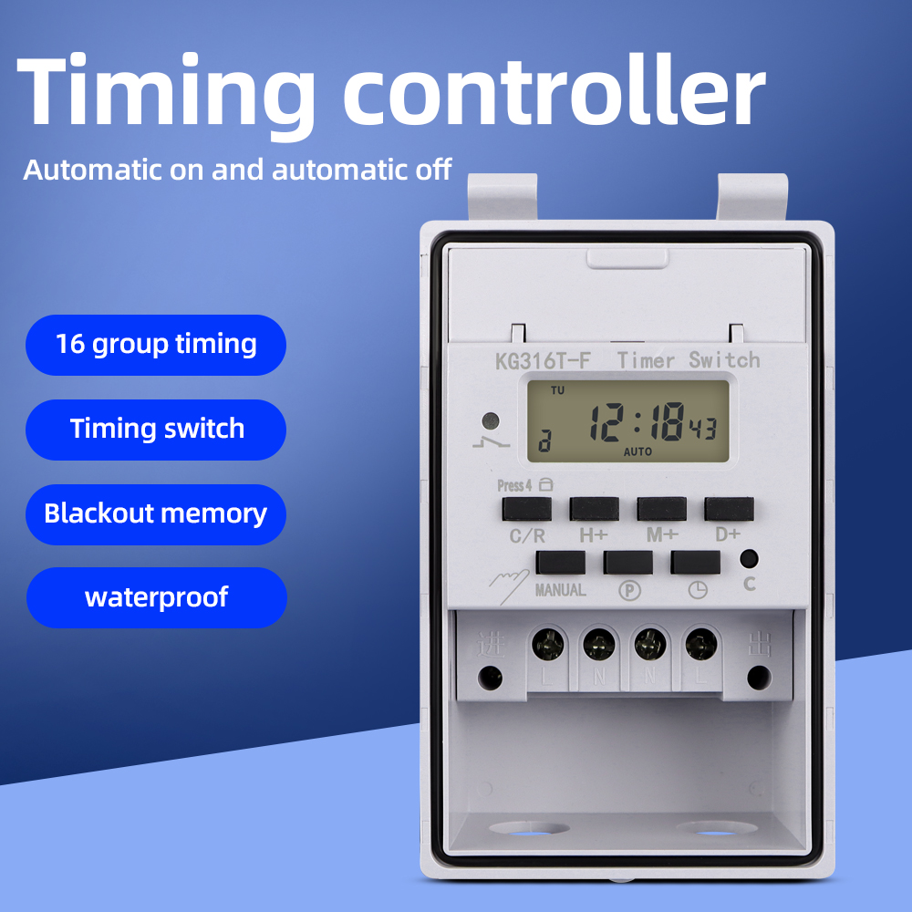 Digital Timer Switch 220V 30A  - Outdoor Power Timer บทวิจารณ์และราคา
