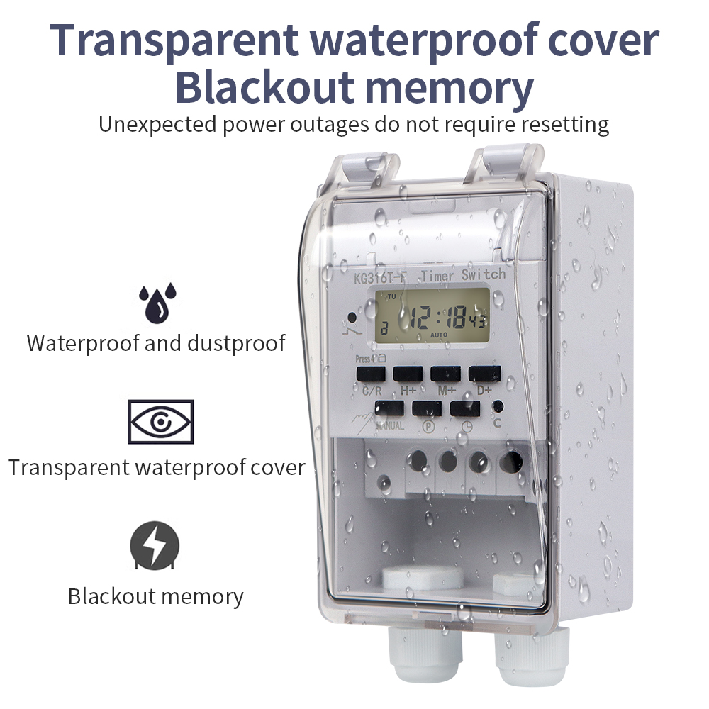 Digital Timer Switch 220V 30A  - Outdoor Power Timer บทวิจารณ์และราคา