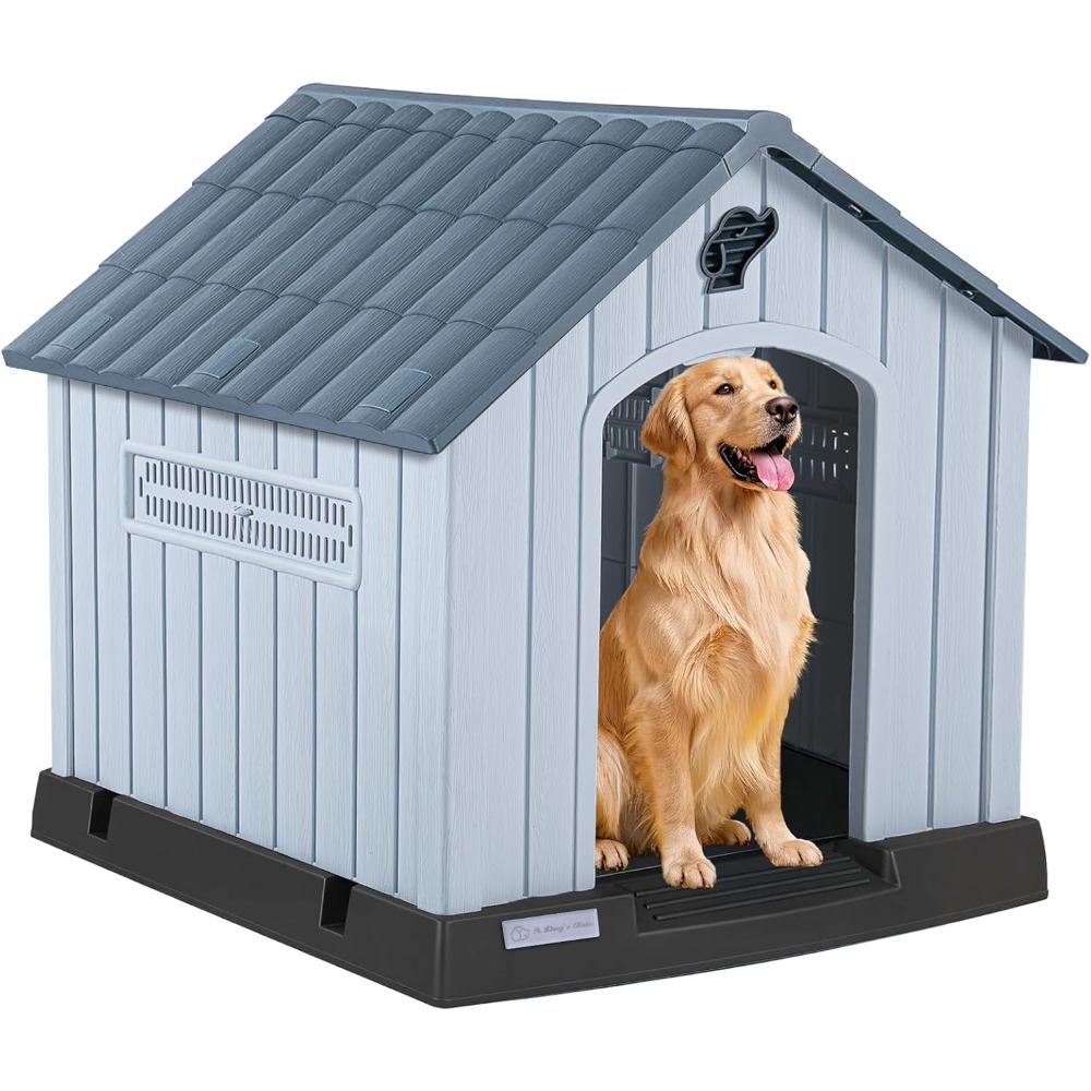 บ้านสุนัขพลาสติกขนาดใหญ่ LEMBE - Outdoor Power Vent บทวิจารณ์และราคา