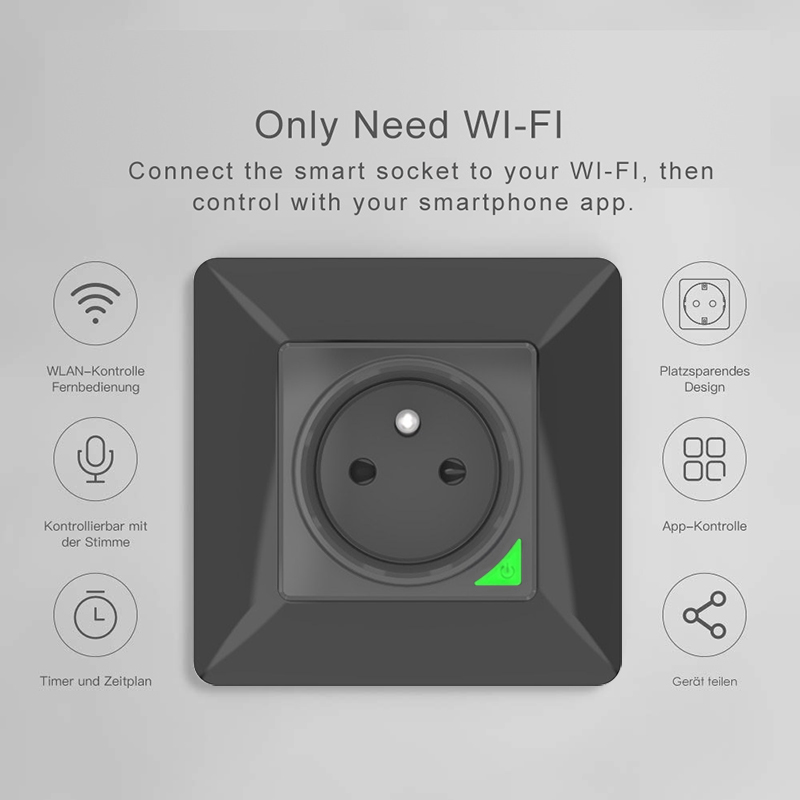 Avoir Zigbee Tuya IP66กลางแจ้ง - Outdoor Power Outlet Wifi บทวิจารณ์และราคา