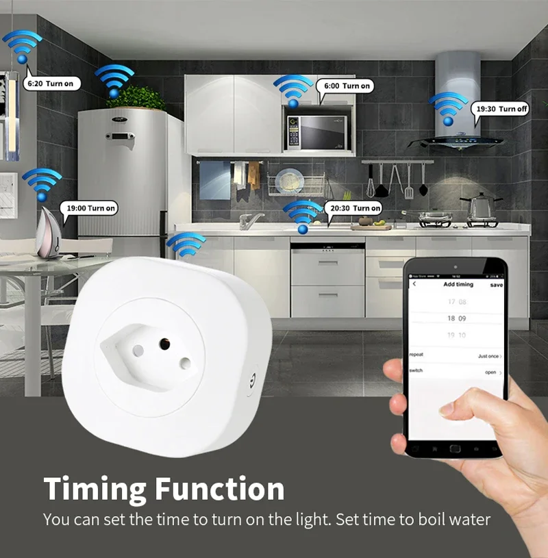 WiFi Smart Plug 16A สวิตเซอร์แ - Outdoor Power Outlet Wifi บทวิจารณ์และราคา