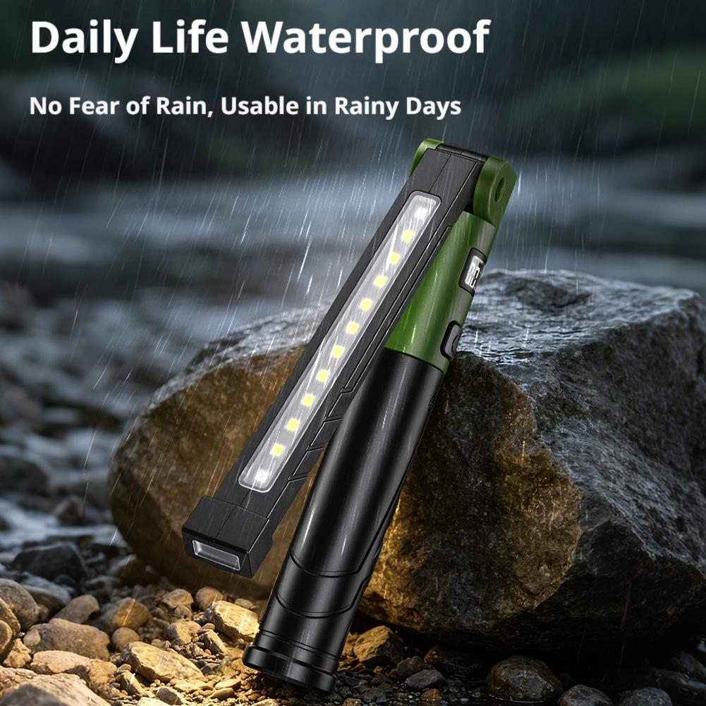ไฟฉาย LED แบบชาร์จได้ พับเก็บไ - Outdoor Power Repair บทวิจารณ์และราคา