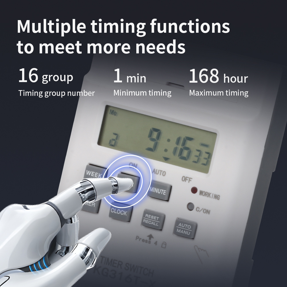 สวิตช์ควบคุมเวลา TNCE 30A 220V - Outdoor Power Timer บทวิจารณ์และราคา