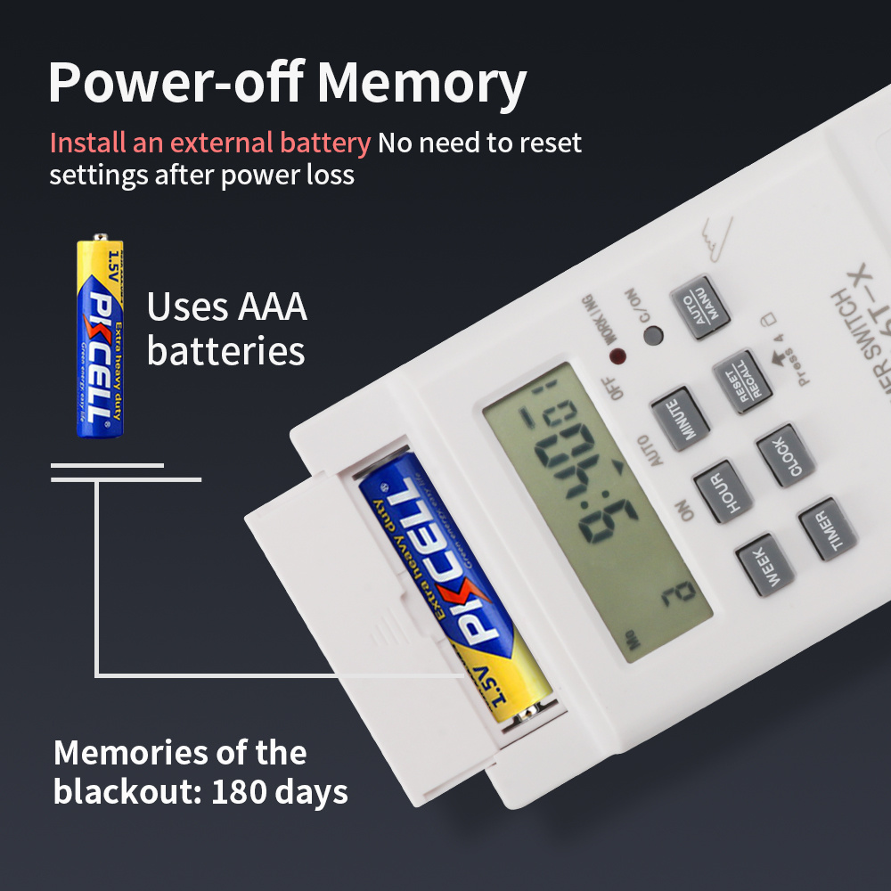 สวิตช์ควบคุมเวลา TNCE 30A 220V - Outdoor Power Timer บทวิจารณ์และราคา