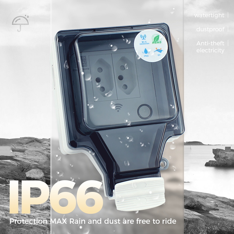 Avoir Tuya เต้ารับอัจฉริยะ Wi- - Outdoor Power Outlet Wifi บทวิจารณ์และราคา