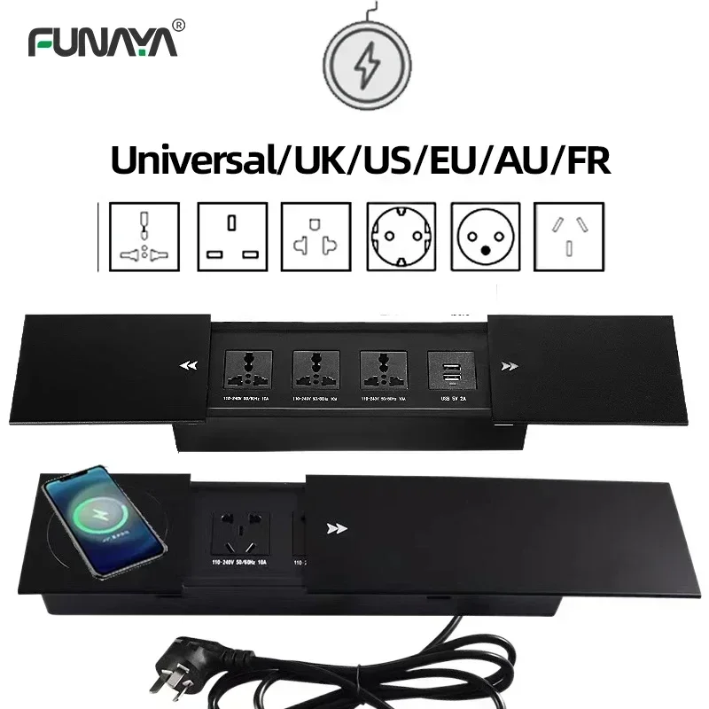 เต้ารับไฟฟ้าแบบซ่อนในโต๊ะ 2 ช่ - Outdoor Usb Power Strip บทวิจารณ์และราคา