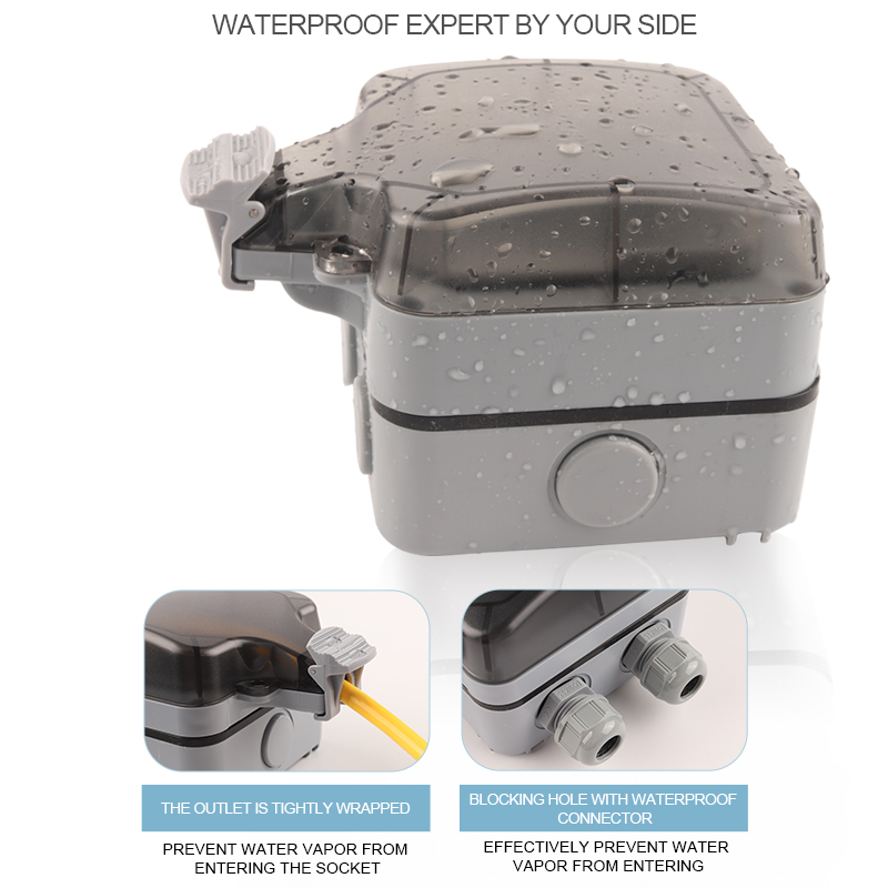 IP66 กลางแจ้ง Weatherproof 16A - Outdoor Power Timer บทวิจารณ์และราคา