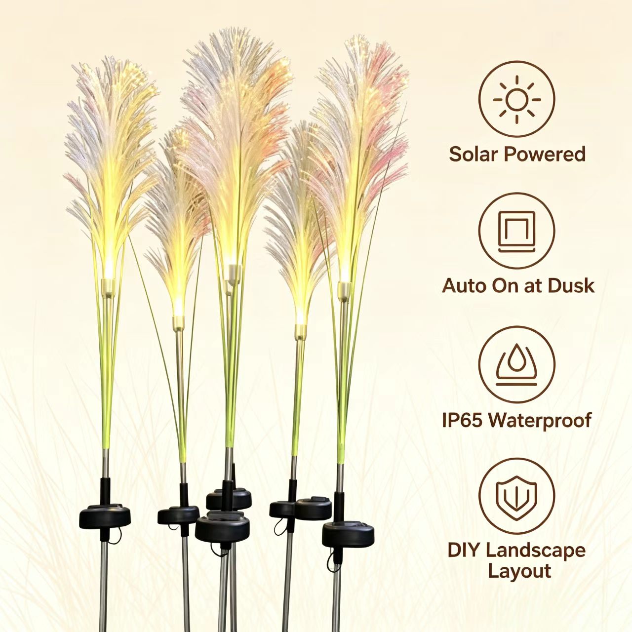 โคมไฟสวนพลังงานแสงอาทิตย์ HTMC - Outdoor Power Outlet Solar บทวิจารณ์และราคา