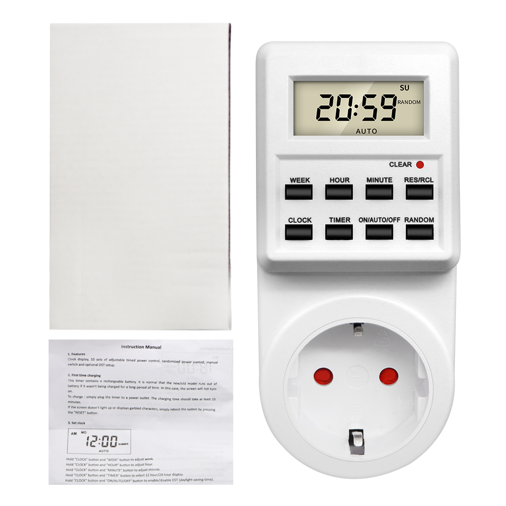 TM03 Digital Timer Switch Sock - Outdoor Power Timer บทวิจารณ์และราคา