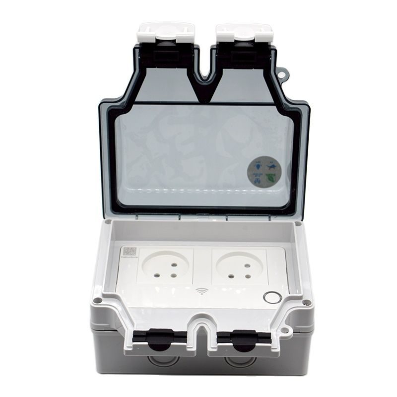 16A สมาร์ทซ็อกเก็ต IP66 ปลั๊กก - Outdoor Power Outlet Wifi บทวิจารณ์และราคา