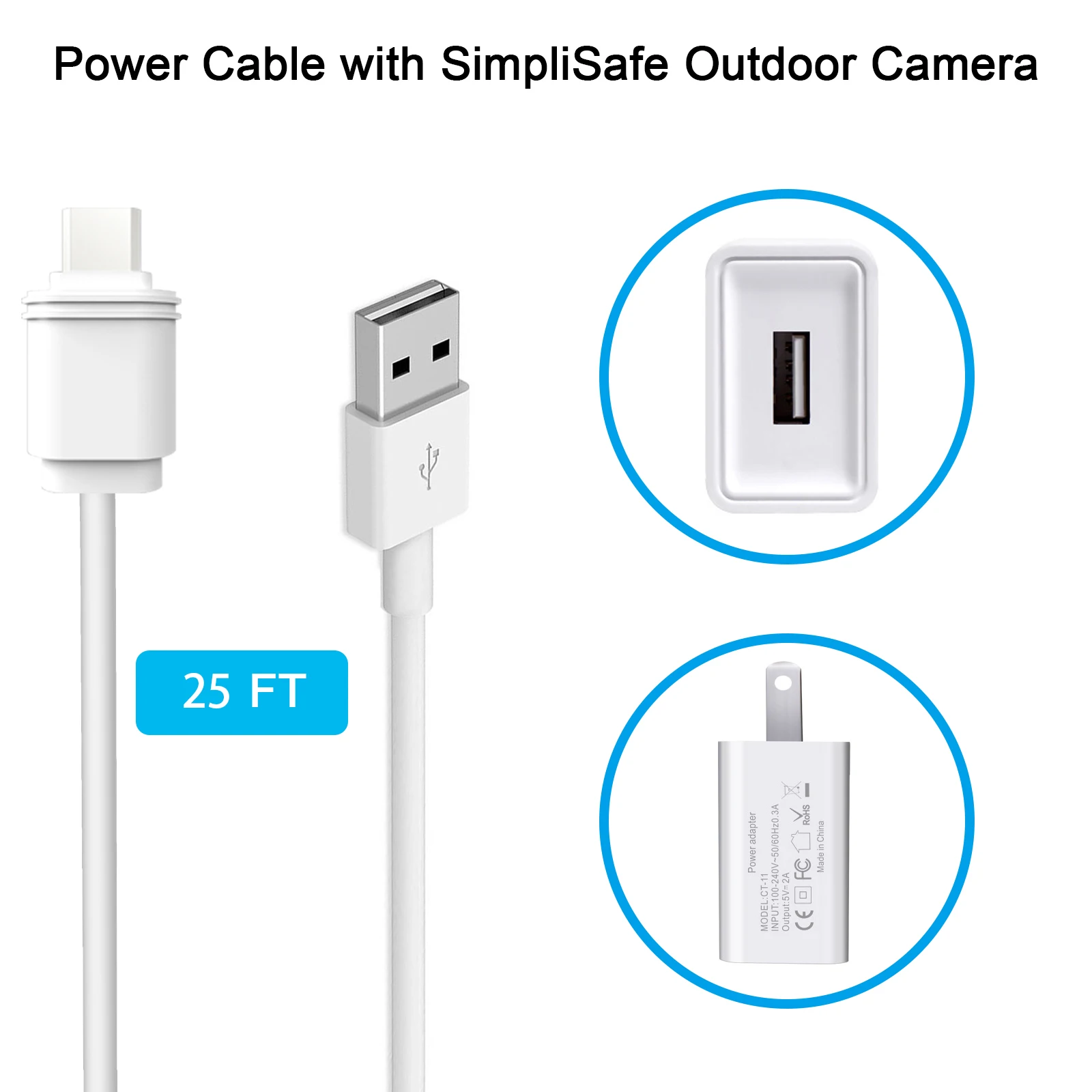 สายชาร์จ 7.6 ม. /25 ฟุต สำหรับ - Outdoor Power Lead บทวิจารณ์และราคา