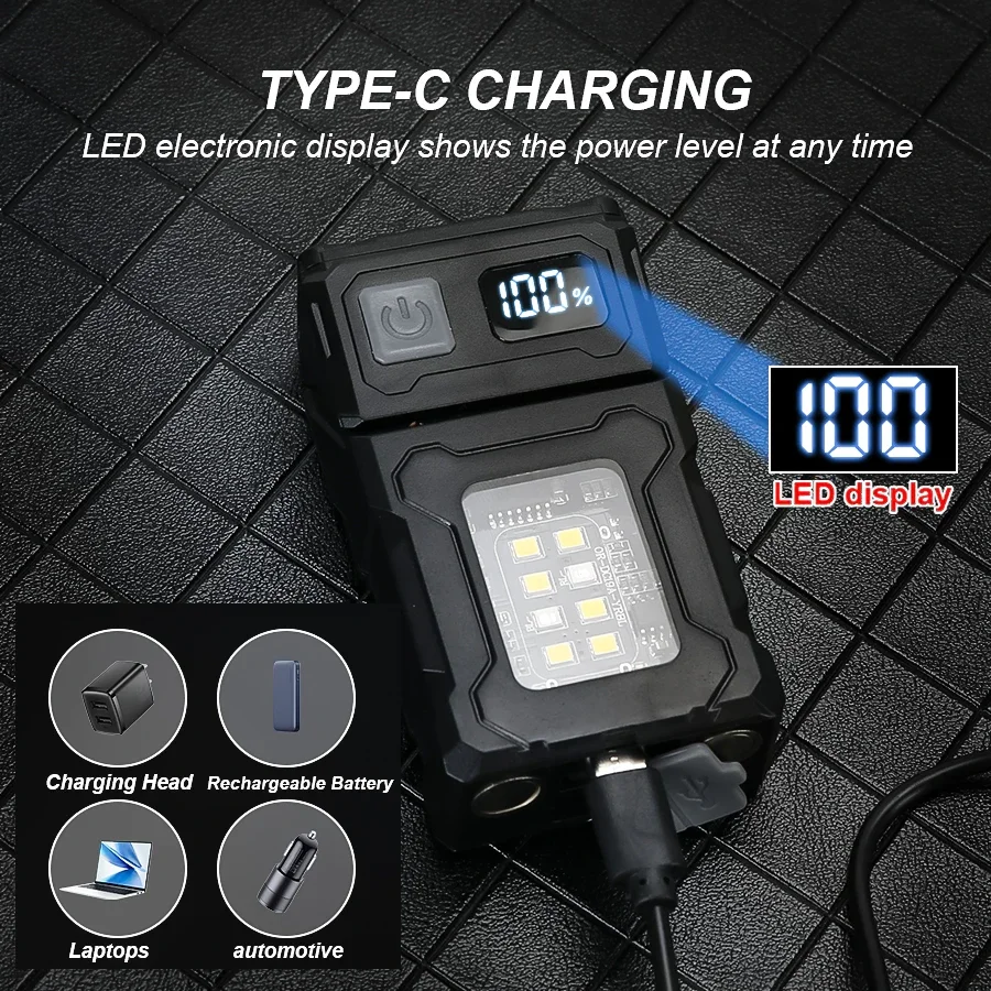 ไฟ LED แม่เหล็กแบบพกพา ชาร์จซ้ - Outdoor Power Repair บทวิจารณ์และราคา