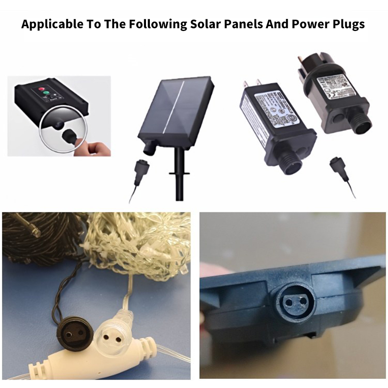 ขั้วต่อ LED แบบ 2 ขา พร้อมสายไ - Outdoor Power Outlet Solar บทวิจารณ์และราคา