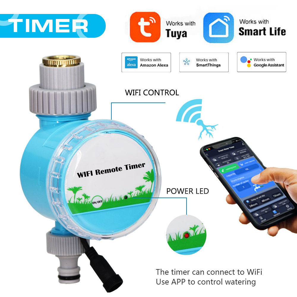 WiFi ไร้สายสวนน้ำจับเวลาโทรศัพ - Outdoor Power Timer บทวิจารณ์และราคา