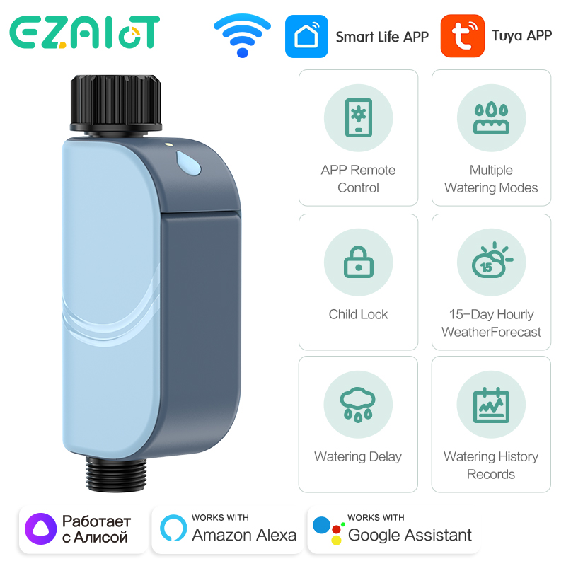 สมาร์ท Tuya WIFI สวนรดน้ําจับเ - Outdoor Power Timer บทวิจารณ์และราคา